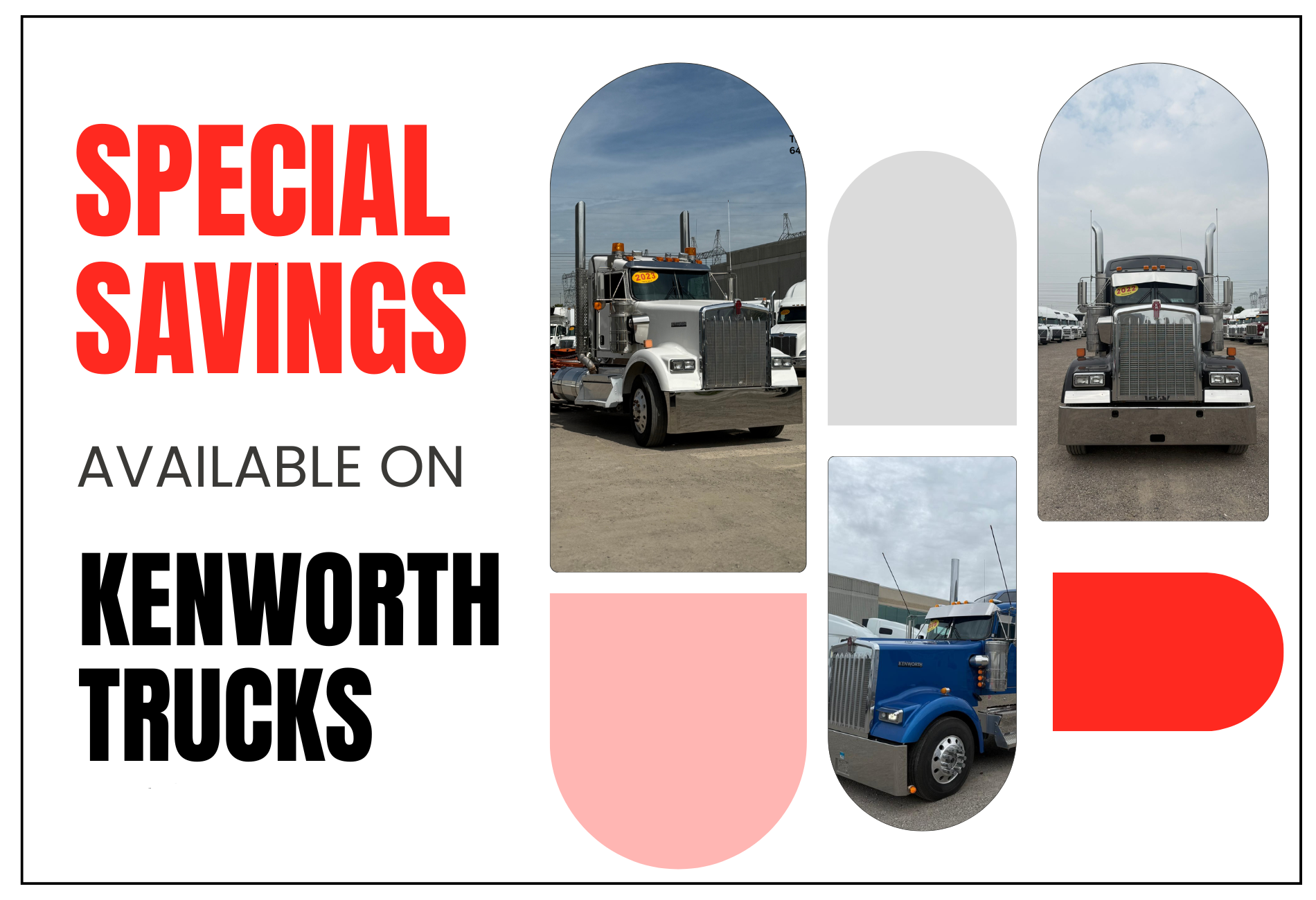 Offers on Kenworth trucks